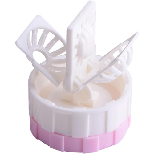Contact Lens Container, Manual Contact Lenses Washing System, multicoloured 1