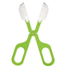 Multifunctional Reptile Feeding Scooper Clamp Insect Catching Poop Cleaning Bright Green Plastic Tweezers Lizards