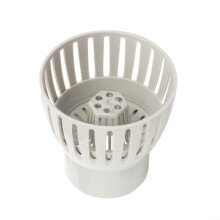 Pond Drain Skimmer Water Control System 110mm With Leaf Collection Cup For Koi Fish Tank Maintenance