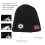 Beanie Music Light Hat BT Schwarz USB-Aufladung 13