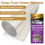 Radiator Reflector Foil Sheets Heat Reflective Insulation Energy Saving 4mX47cm 3