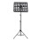 Music stand, portable, heightadjustable, foldable, for guitar and violin, black 1