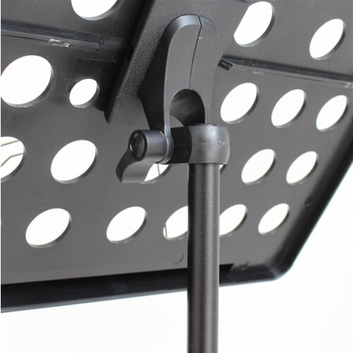 Music stand, portable, heightadjustable, foldable, for guitar and violin, black 1