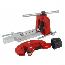 Flaring Tool Kit with 6 Dies, 45 Precise Brake Line and HVAC Pipe for Copper Brass Aluminum