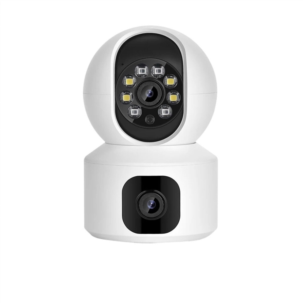 2K 4MP Dual Lens PTZ IP Camera Dual Screen Home Security, Auto Tracking, No Card Included, Baby Monitor
