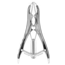 Kastrationsset für Nutztiere, Edelstahl-Kastrationszange mit elastischen Gummiringen, ergonomisches Design für einfache Handhabung