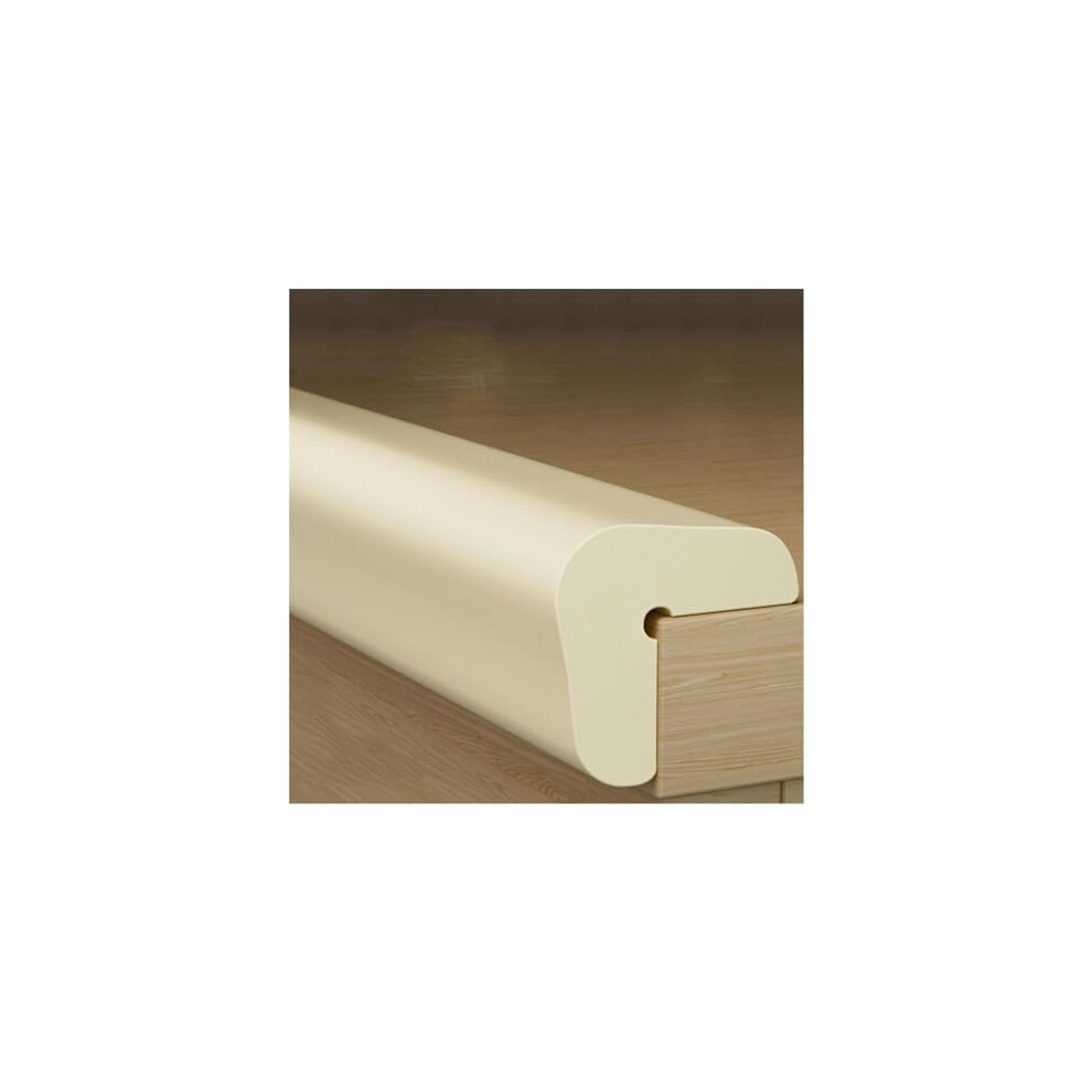 Foam Safety Strips Self Adhesive Furniture Edge Protection Beige 10m 32.8ft Bed Cabinets Stair Corner Guard