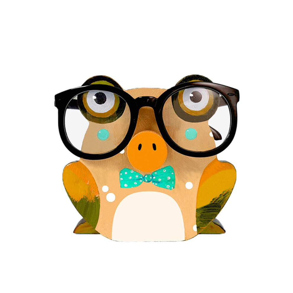 Unique Gift for Eyeglass Wearers Creative Animal Shaped Eyeglass Holders Functional Eyewear Organizer Handmade Wooden Sunglasses Displays Desktop Acce
