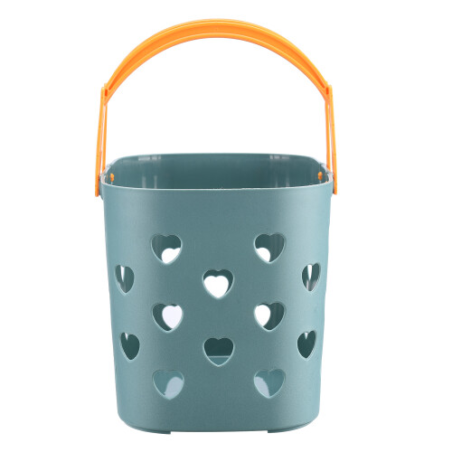 Shower Caddy Basket Organizer Portable Storage Baskets For Bathroom Kitchen Dorm, Durable Plastic Caddy With Folding Handle Stackable Lightweight Desi