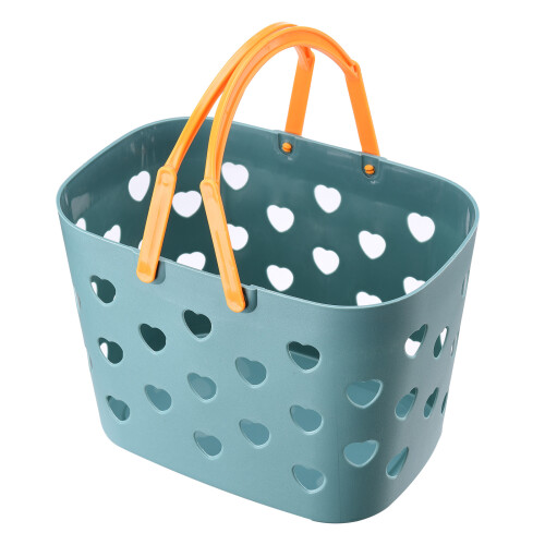 Shower Caddy Basket Organizer Portable Storage Baskets For Bathroom Kitchen Dorm, Durable Plastic Caddy With Folding Handle Stackable Lightweight Desi 1