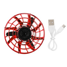 Drone OVNI rechargeable par USB avec système de capteurs intelligents, conception sûre et anti-chute, jouet OVNI phosphorescent pour jouer la nuit.