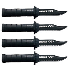 Set of 4 Magic Knives, Fake Knives, for Halloween, Carnival, Children, Adults, Party