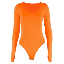 Damen Langarm-Bodysuit Modischer, charmanter,