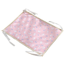 Cooling Mat for Cats, DoubleSided Rug with Rope, for Indoor Outdoor Use, Pink, 50x35cm