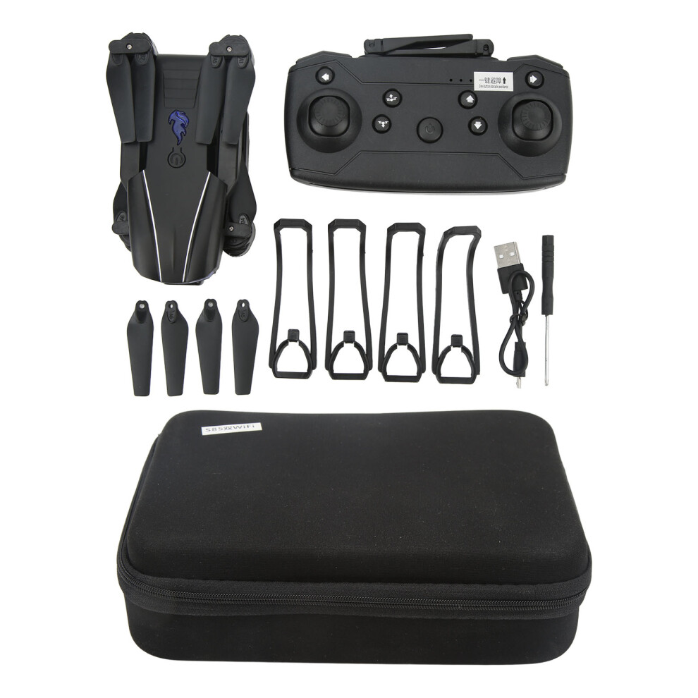 Drone With 4K Fpv Camera Foldable For Beginners, Adjustable Camera Altitude Hold Obstacle Avoidance Headless Mode Six Axis Gyroscope One Touch Return 9420858179368