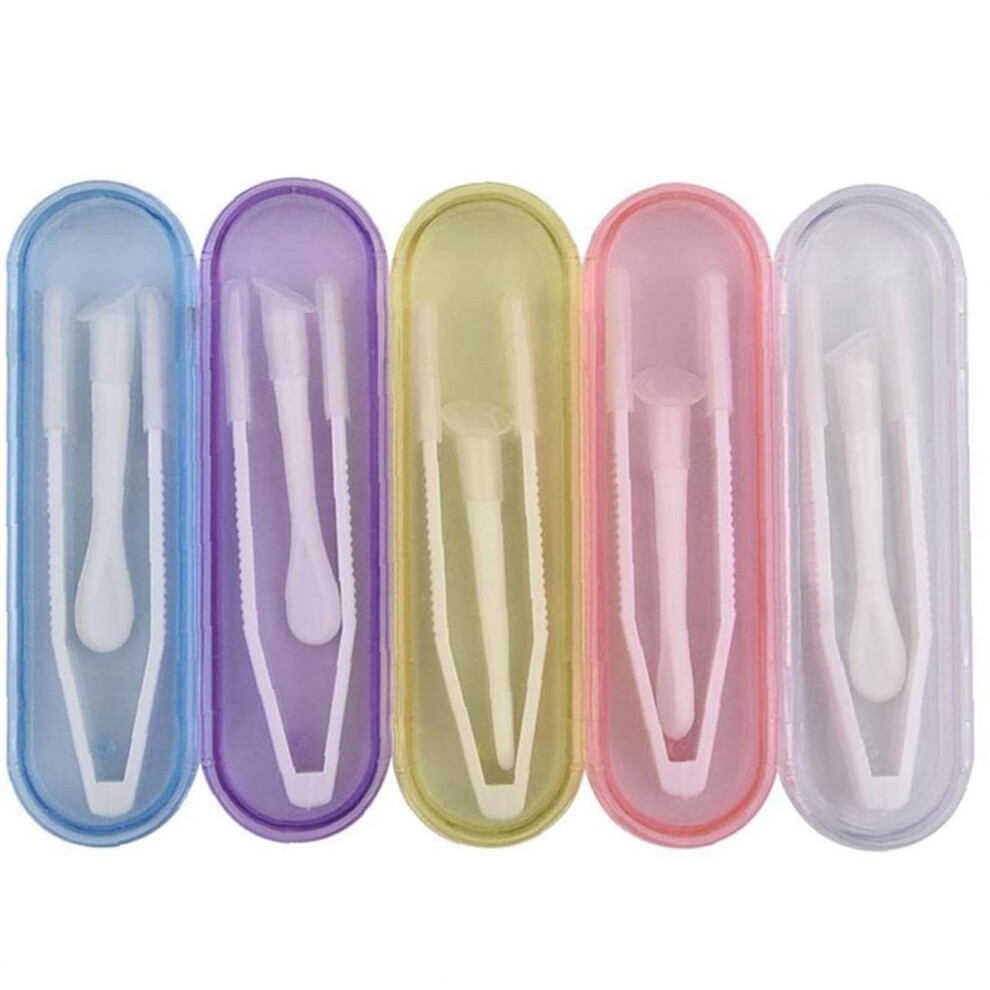Multicoloured Contact Lenses Tweezers and Suction Rod for Special Clips Tool Contact Lenses Inserter Remover, multicoloured, Pocket organiser