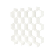 Inserti per cassetti facili da installare Organizzatori per cassetti ecologici Divisori per cassetti a nido d'ape in plastica resistente con