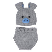 Niedliche Tier-Baby-Fotografie-Kostüme, Wollfaden,