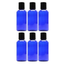 Bouteilles rondes Boston approuvées par la TSA, votre compagnon de voyage idéal avec plastique PET sans BPA, protection UV et un ensemble de 6