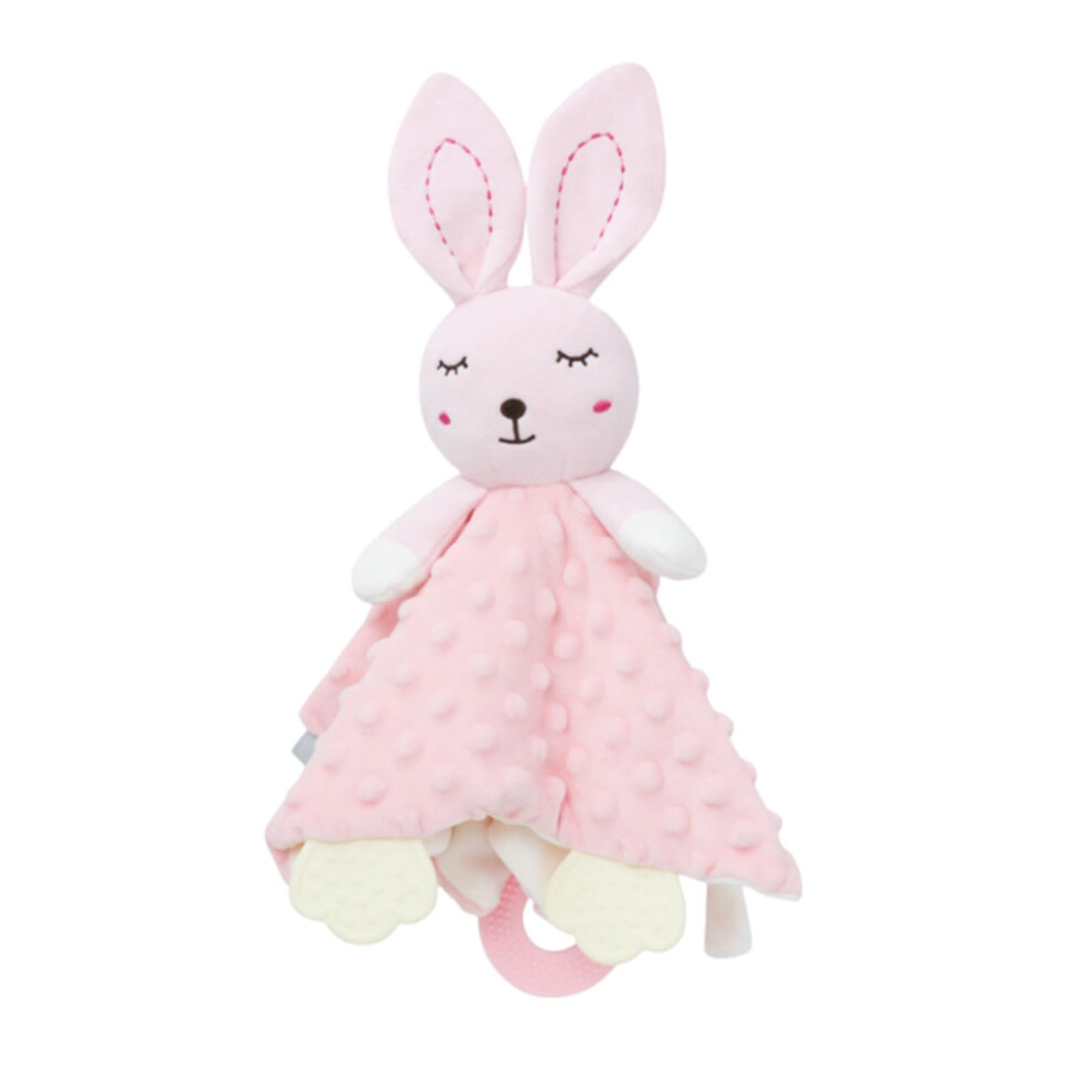 Cotton Cuddly Blanket, Plush Comfort Cuddle Blanket For Newborns, Soft And Washable 27Cm Pink