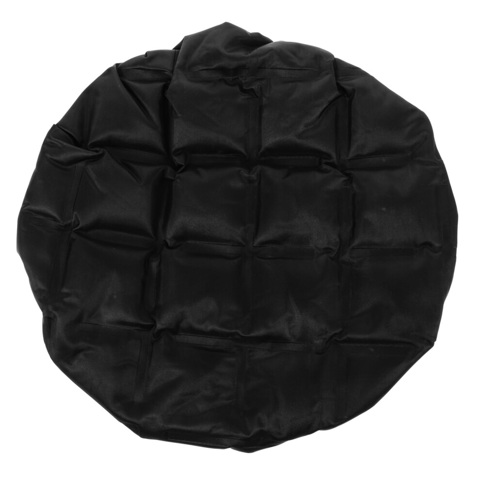 Thermal Hair Cap for Deep Conditioning and Heat or Cold Therapy, Reusable Spa Shower Bonnet Black