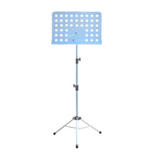 Folding Music Stand for Guitar Violin Guzheng Erhu Height Adjustable and Portable Blue A