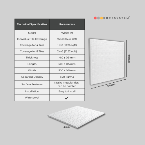 White 19 Ceiling and Wall Decorative Panels 2m2 1