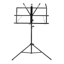 Universal Music Stand for Guitar, Violin, Guzheng, Erhu, Compact and Convenient Music Stand for Musicians, Black A