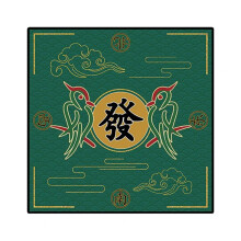 Mahjong table mat, Foldable Mahjong mat, Nonslip, Noisereducing tablecloth, Home decoration, Games (Dark Green 70cm)