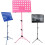 Music Stand, ThreeTier Adjustable Height, Concert Performance, Black 5