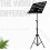 Music Stand, ThreeTier Adjustable Height, Concert Performance, Black 4