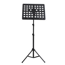 Music stand, foldable, portable with storage bag, piano, rehearsal, instrument
