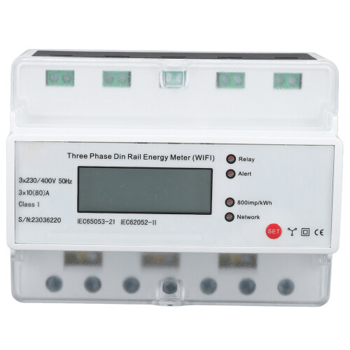 Ψηφιακός ηλεκτρικός μετρητής ενέργειας Meter3Phase4Wire επίδειξης LCD υψηλής ακρίβειας