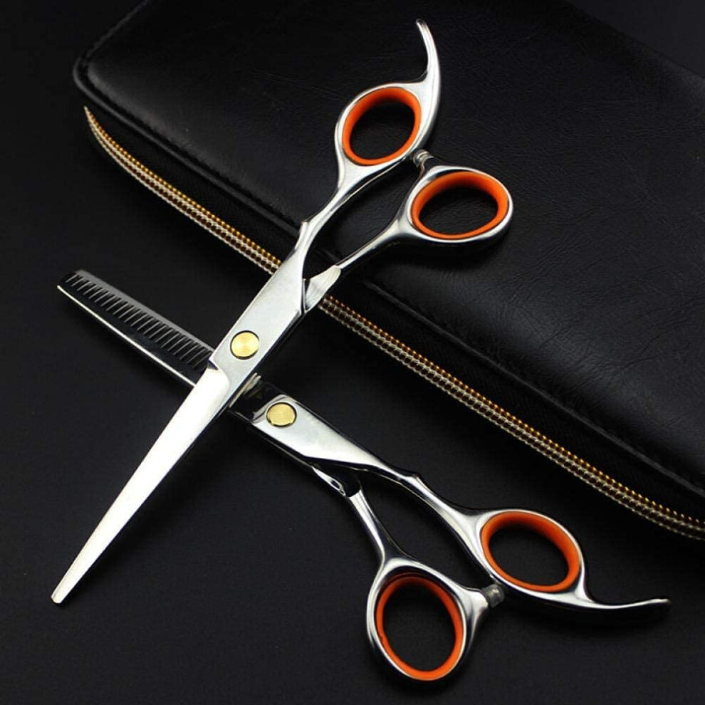 Hair Scissors 440C Classic 6Inch Hair Cutting Set for Barber Styling Tools, Thinning Scissors, Hairdressing Scissors