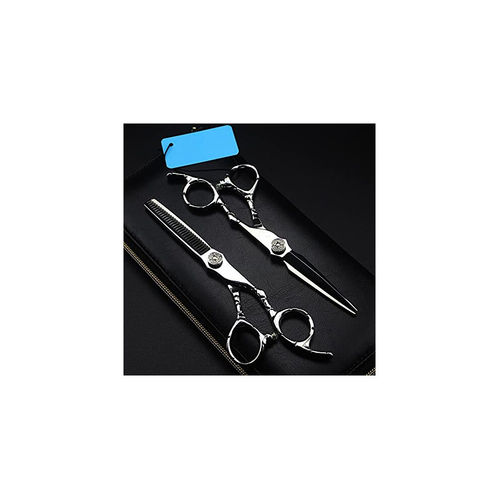 Hair cutting scissors, 6inch 440C strip hair scissors for cutting, barber makeup haircut thinning scissors, barber scissors, hair cutting tools.