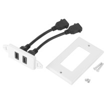 Dekoratívny nástenný držiak s podporou 4K HDMI, módny dizajn vhodný pre inštaláciu HD v domácom kine, riešenie pre správu káblov ponúka