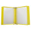 Wall Display System A3 Paper Folder 10 Pages Wall Hanging Flip Book Yellow 1