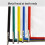 Wall Display System A3 Paper Folder 10 Pages Wall Hanging Flip Book Yellow 4