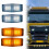 2Pcs LED Marker Lights Front Double Burner Indicator LampFor Man Truck 5