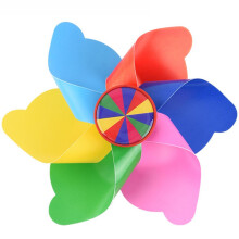 Décoration éolienne colorée, accessoire de vélo activé par le vent, éolienne créative en PVC pour enfants, jouet tournant unique pour