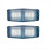 2Pcs LED Marker Lights Front Double Burner Indicator LampFor Man Truck 2