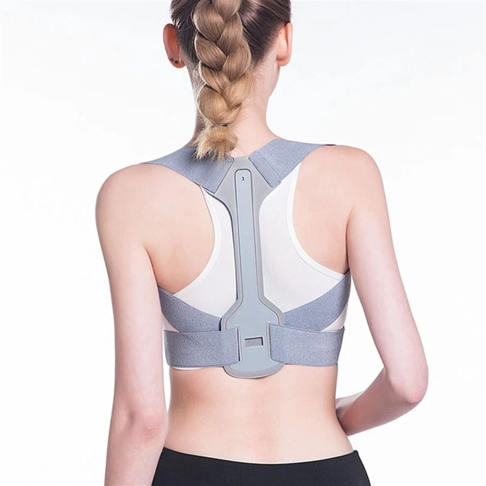 Back Corrector Adjustable Posture Brace For Shoulder Clavicle Spine Support, Orthopedic Back Belt, Color C, Size L