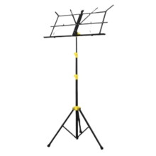 Portable Music Stand, Retractable for Home Use, with Optional Guitar, Guzheng, Drum (A) Black