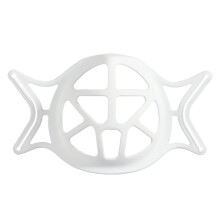 Ergonomische gezichtsmaskerhouder met 3D-structuur, herbruikbare maskerbeugel, anti-condens inzetstuk voor make-upbescherming, comfortabele pasvorm.