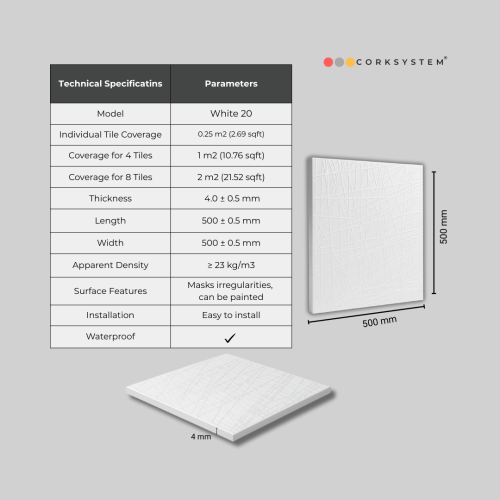 White 20 Ceiling and Wall Decorative Panels 2m2 1