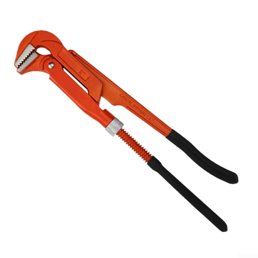 90 Degree Adjustable Pliers 1 Inch Forged Steel Construction Heavy Duty Pipe Wrench For Plumbing 320Mm Knurled Nut 9001264451912