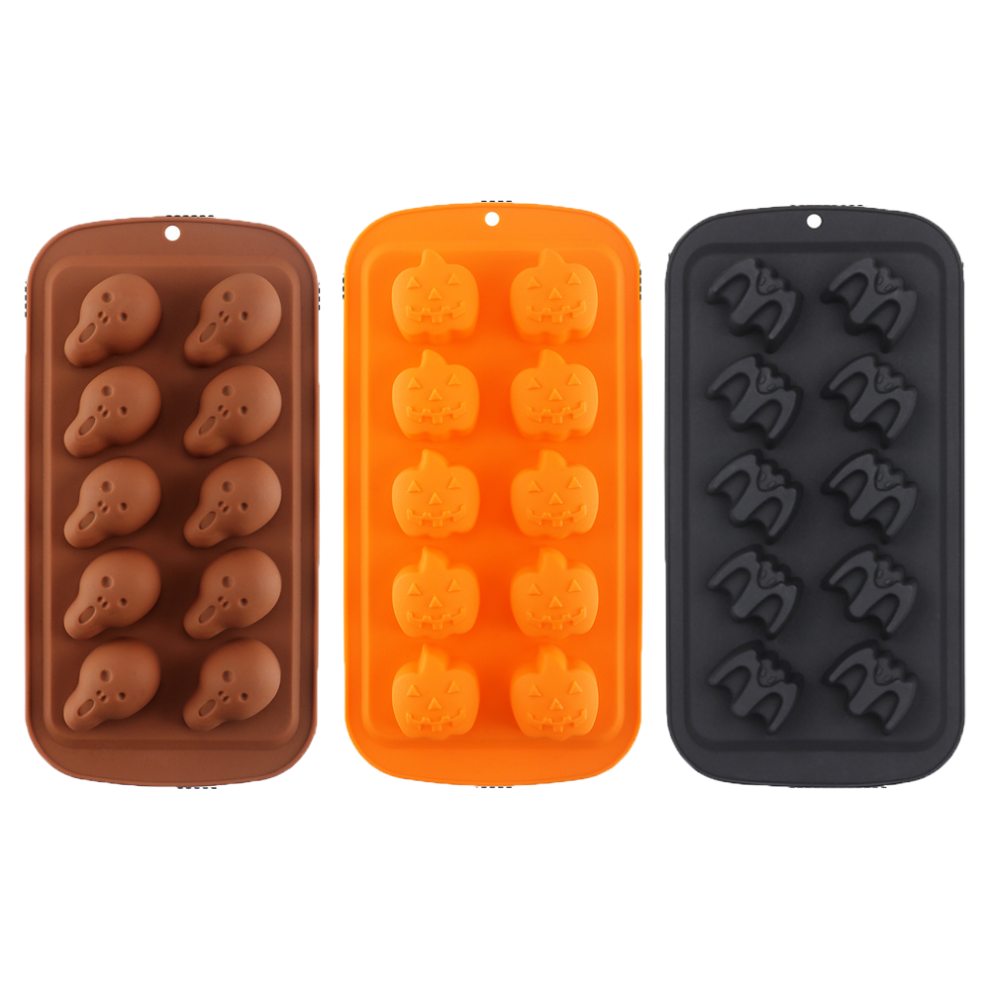 Easy Release & Non-Stick, Food-Grade Silicone, Novelty Shaped Ice Maker For Whiskey Cocktails Drinkers, Bartenders, Easy Release Silicone Skull Molds, 9454554940533