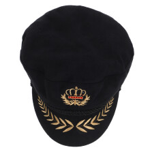 Captains Hat Embroidered Sailor Cap Cosplay Party Accessory