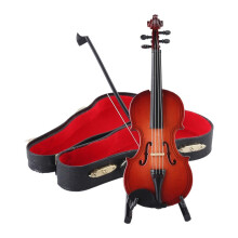 Mini Wooden Violin Model, Wooden Miniature Violin Model, Mini Musical Instrument Model, Mini Violin Set Case with U