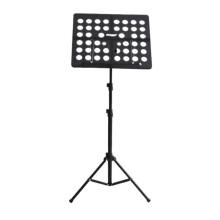 Portable Guitar Music Stand, Foldable and Adjustable with Bag, Black